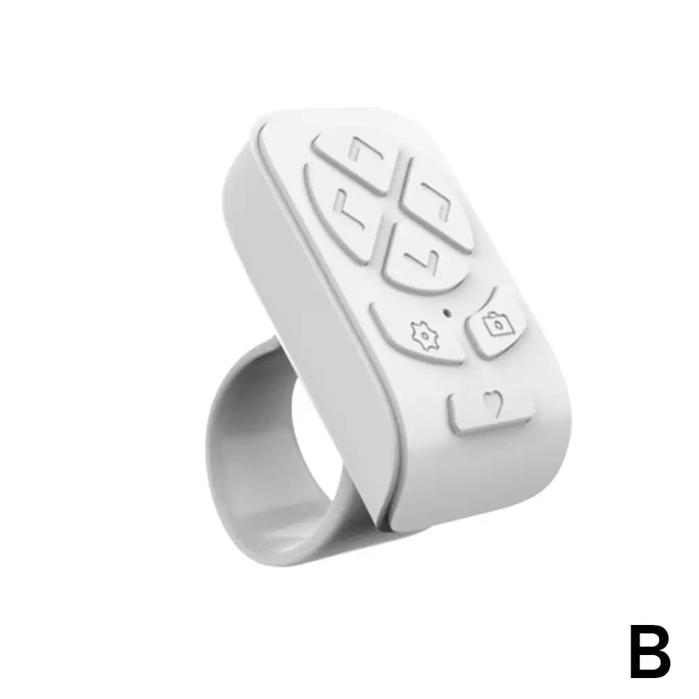 Bluetooth Finger Ring Remote – Selfie & Page Turner Controller