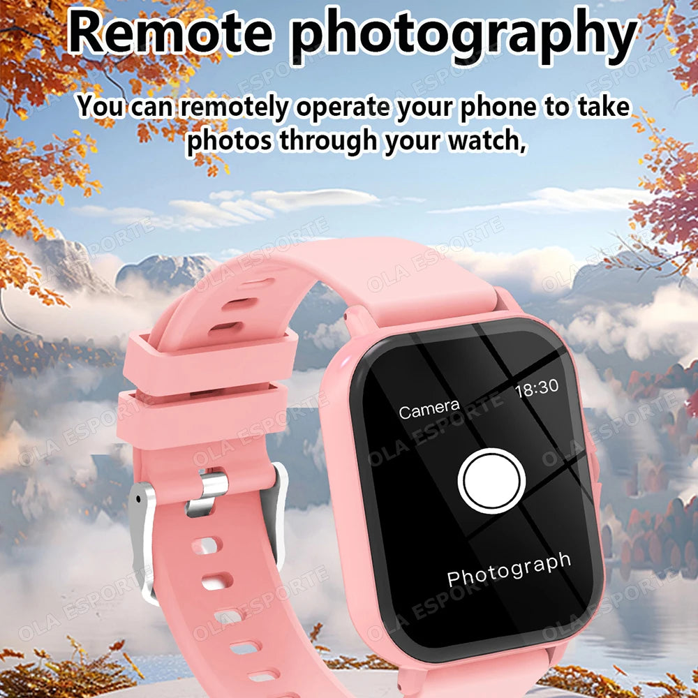 Smart Watch 1.83" Bluetooth Calls Heart Rate Fitness Tracker