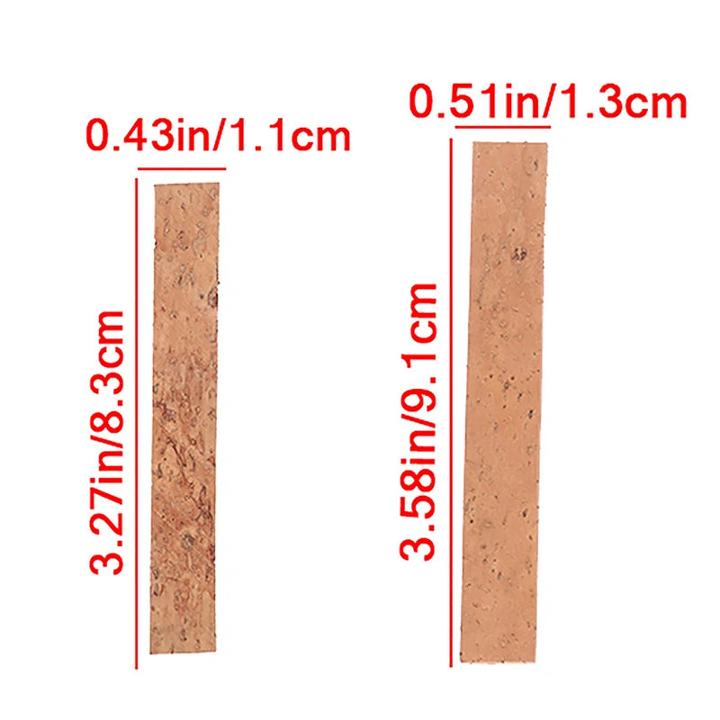 10Pcs/lot Different Size Clarinet Cork Joint Corks Sheets For Saxophones Musical Instruments Accessories Oasis Select