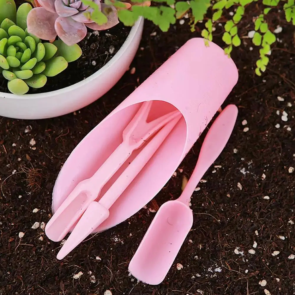 4-Piece Mini Garden Tool Set – Succulent & Potted Plant Kit