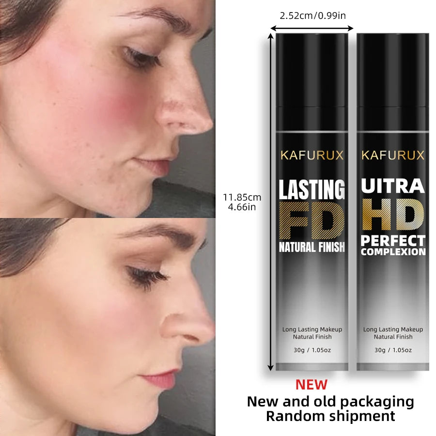 KAFURUX 8-Shade Full Coverage Matte Liquid Foundation 30g