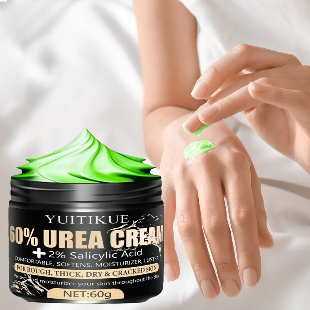 Urea Cream 60g – Cracked Heels, Dry Hands & Rough Skin Repair