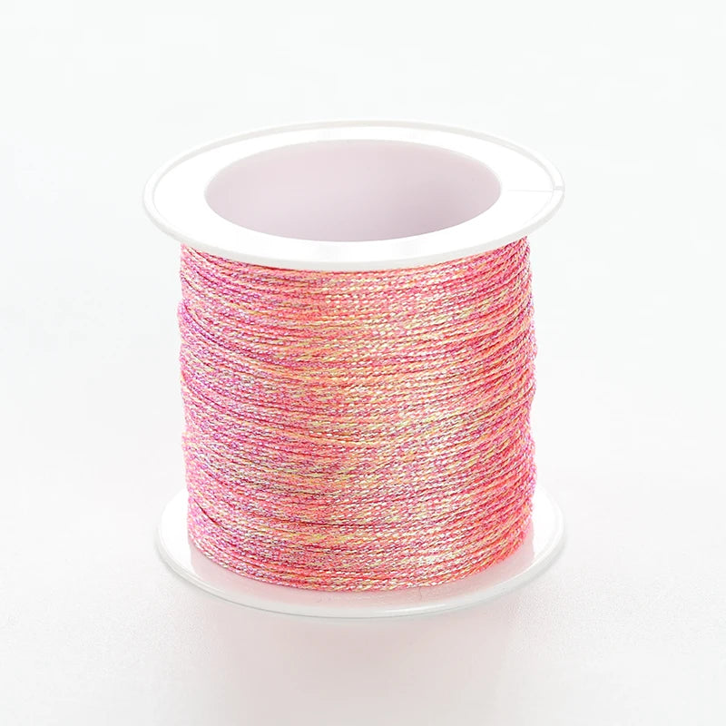 50m/0.4mm Nylon Cord Rope Beading DIY Handmade Necklaces Bracelets Jewelry Making Supplies Sewing Thread Cord Material Crafts Oasis Select