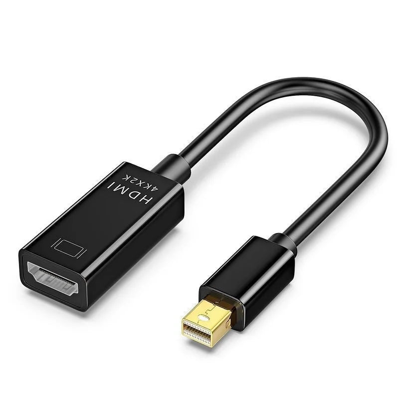 Mini DP DisplayPort to HDMI-compatible Adapter Cable 4K Mini DP to HDMI HDTV Female Converter Compatible for MacBook Air/Pro Oasis Select