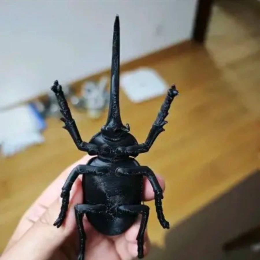3D Printed Hercules Beetle Model - Realistic Dynastes Heracles Figurine, Insect Collectible for Education & Desk Decor Gift Oasis Select