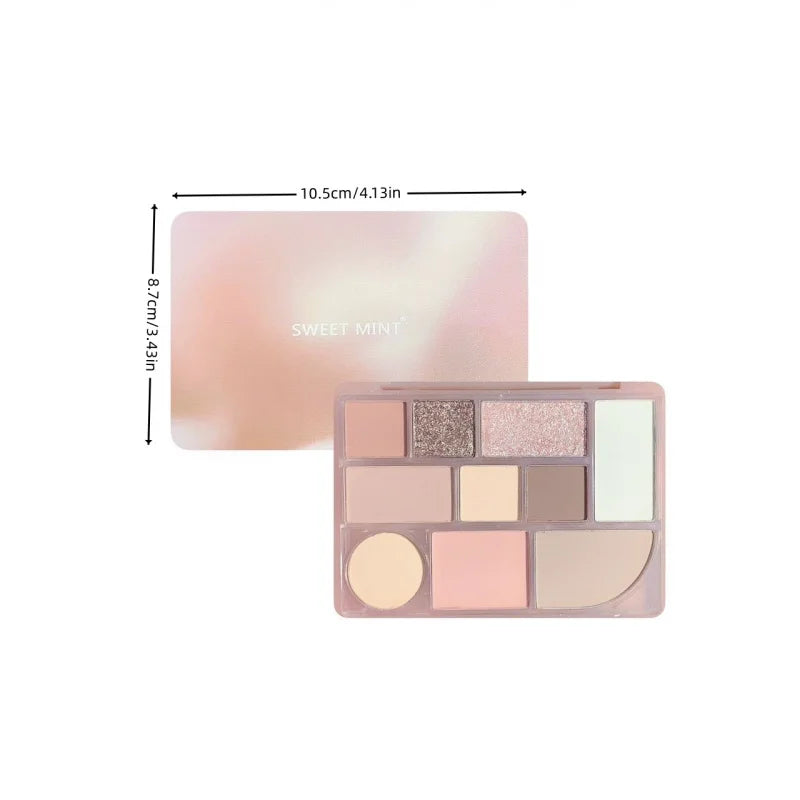 Multi-Color Makeup Palette – Highlight, Contour, Blush & Eyeshadow