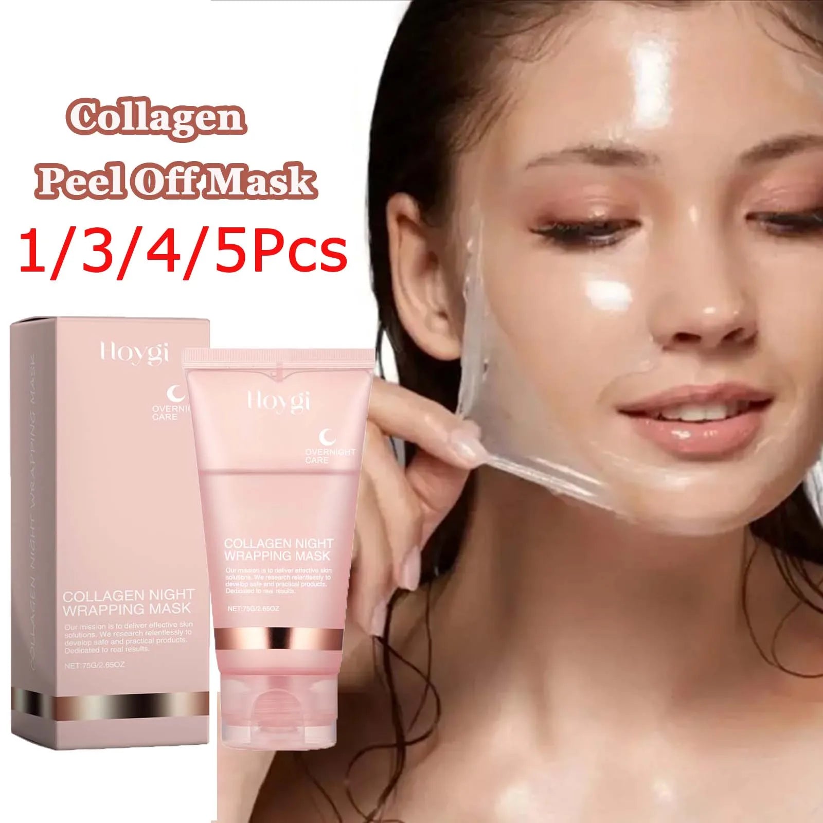 Hoygi Collagen Peel Off Overnight Mask – Firming & Hydrating Collagen Peel Off Mask Oasis Select