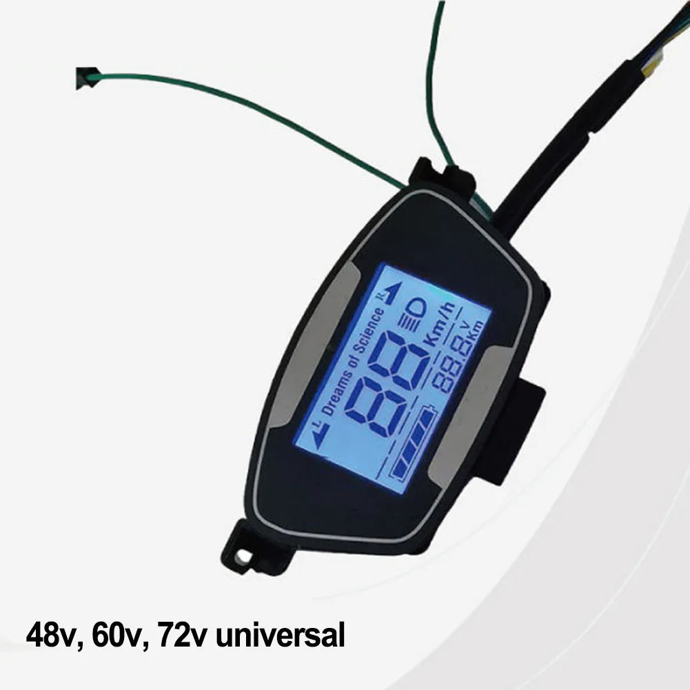 48-72V Ebike Scooter LCD Display Motor Speedmeter Screen For Electric Bike E-Bike Motorcycle Control Panel Display Accessories Oasis Select