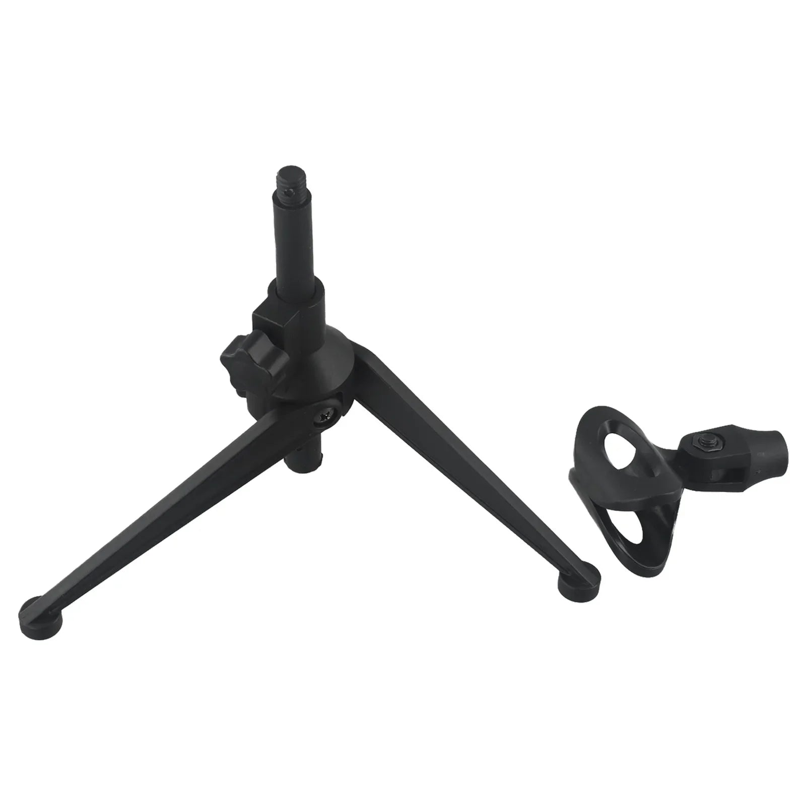 Microphone Stands Desktop Tripods Mini Portable Table Stand Adjustable Mic Stand Mic Clip Holder Bracket Lightweight Brackets Oasis Select 1Set