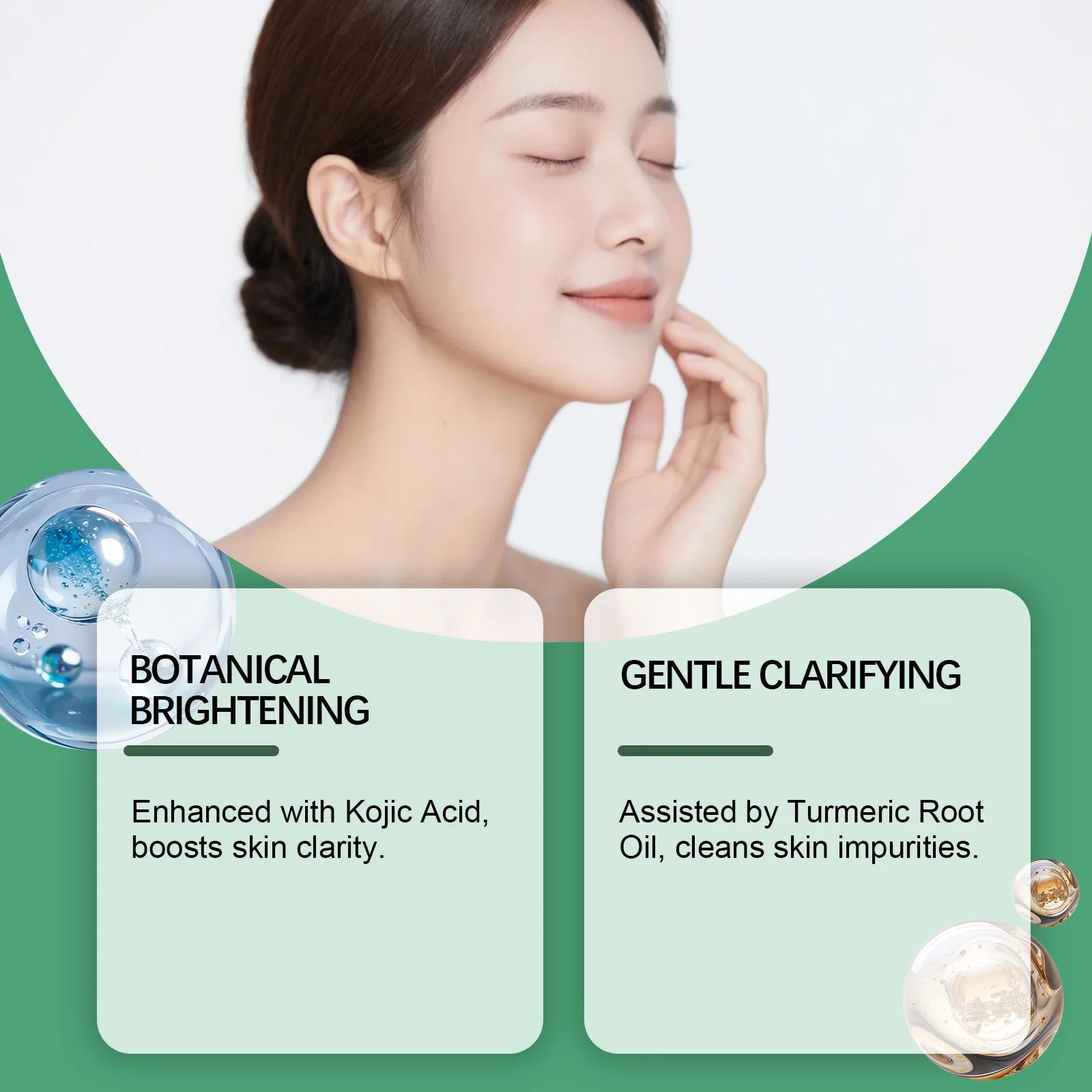 Jaysuing Botanical Soap Deeply Cleanse Skin Remove Dirt Moisturize Dry Skin Gentle Exfoliate Daily Body Wash Turmeric Body Soap Oasis Select