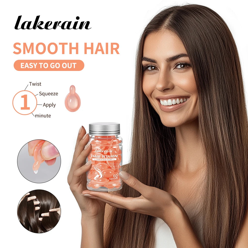 6bottles Morocco Argan Vitamin Oil Hair Care Set Essence Damaged Nutrition Repair Hair Splitting Improvement Treatment Products Oasis Select
