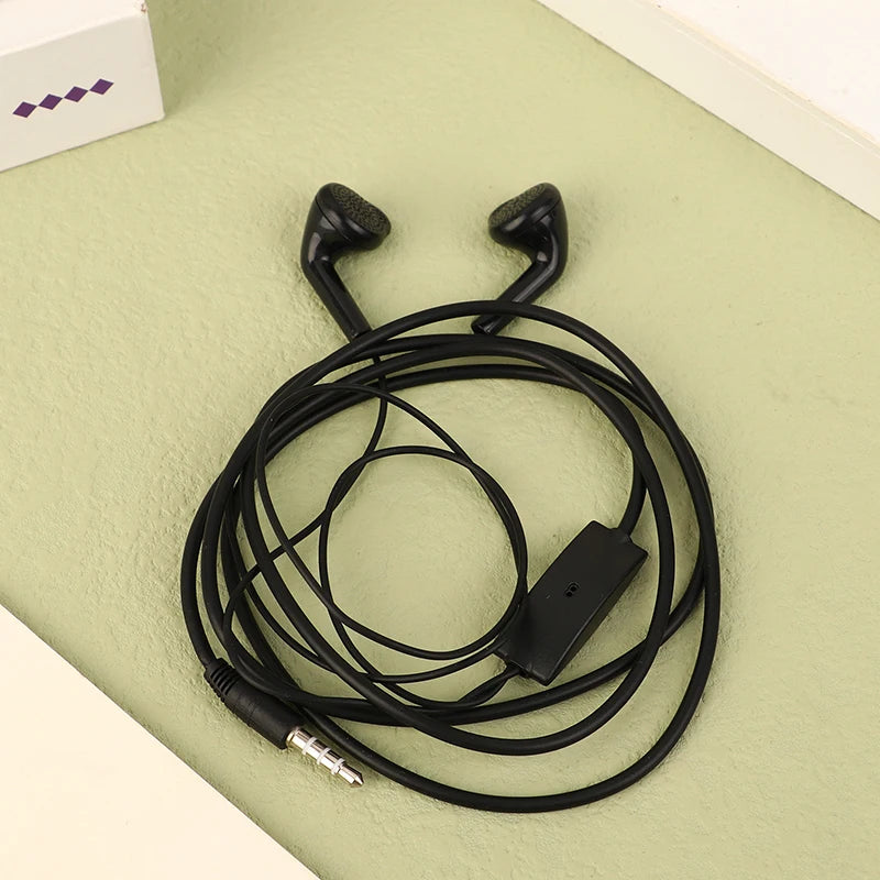 Earphone EHS61 3.5mm Wired Headset with Mic For Galaxy A13 A12 A32 A03 A22 A23 A52 M32 A21 A51 A71 A31 M31 M51 M21 M22 Oasis Select Black