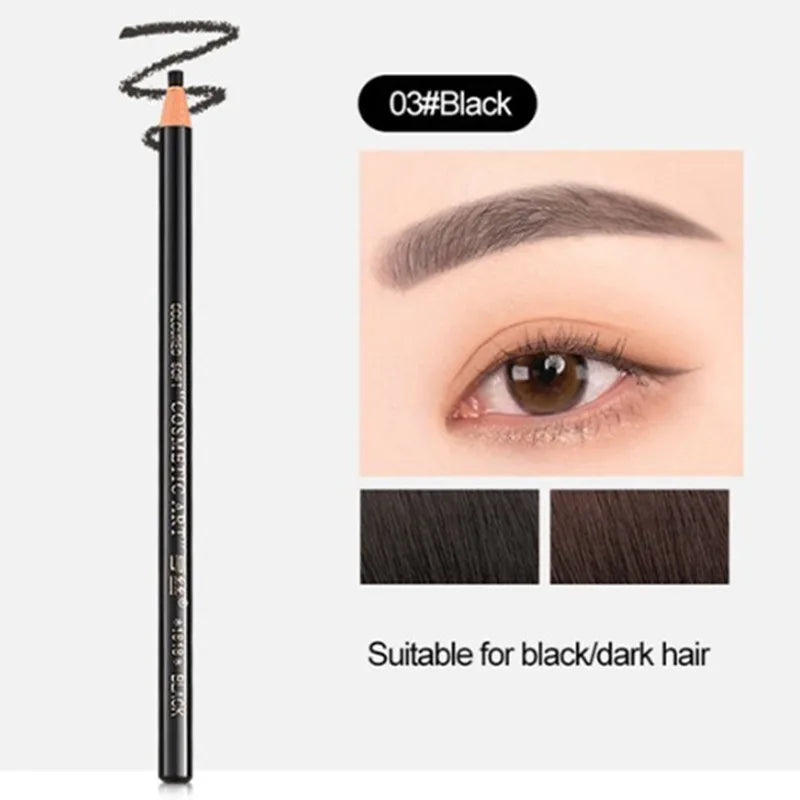 Waterproof Eyebrow Pencil Brown & Black | Long-Lasting Brow Pen