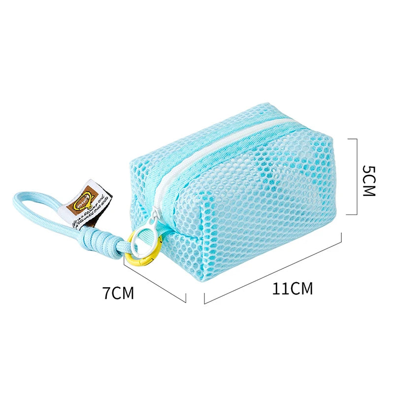 Mini Mesh Coin Purse – Vibrant Zipper Pouch for Women