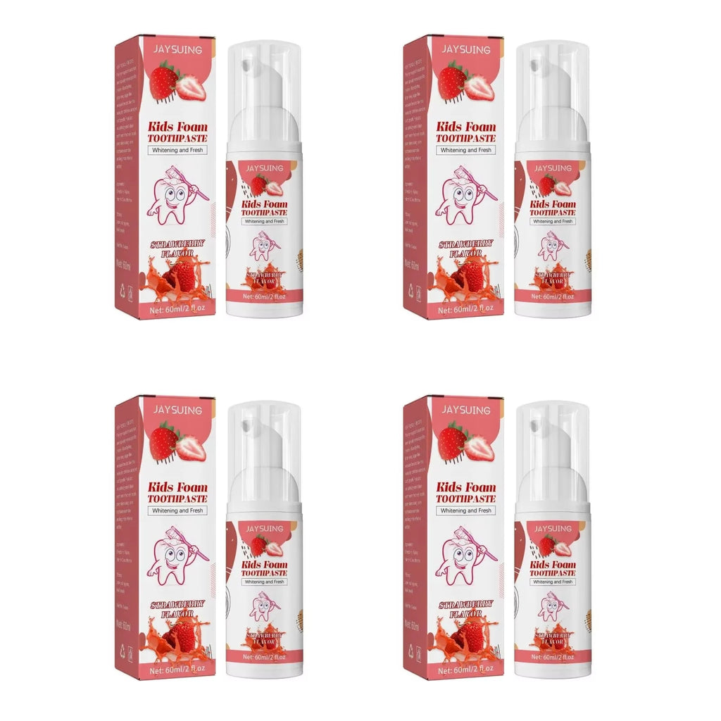 Kids Foam Toothpaste – Whitening, Stain Removal & Gum Care Kids Foam Toothpaste Oasis Select strawberryx4pcs