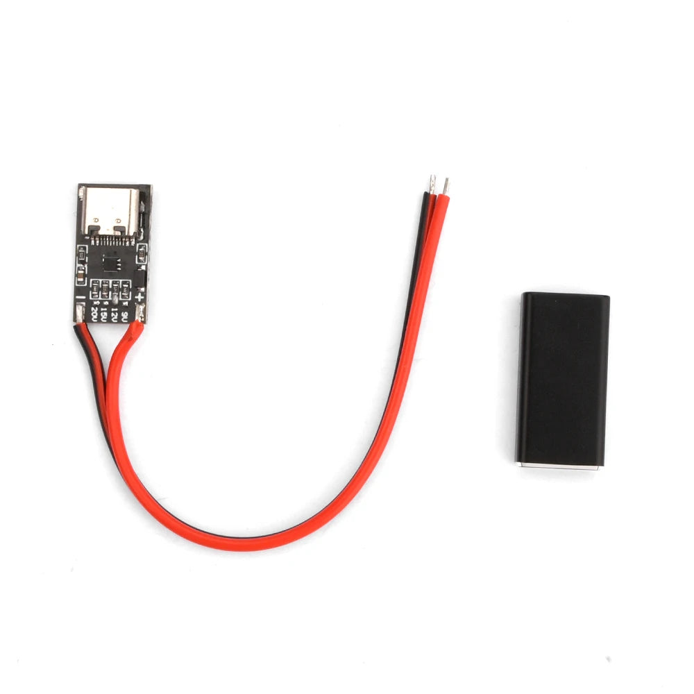 USB-C PD Trigger Board Module PD/QC Decoy Board Fast Charge USB Type-c to 12v High Speed Charger Power Delivery Boost Module Oasis Select with shell