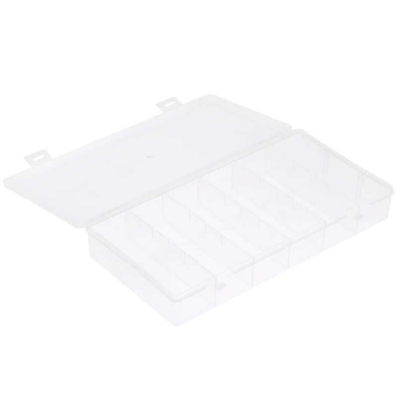 6 Grids Compartment Plastic Storage Box Practical Toolbox Transparent PP Boxes Bead Jewelry Case Display Organizer Container Oasis Select