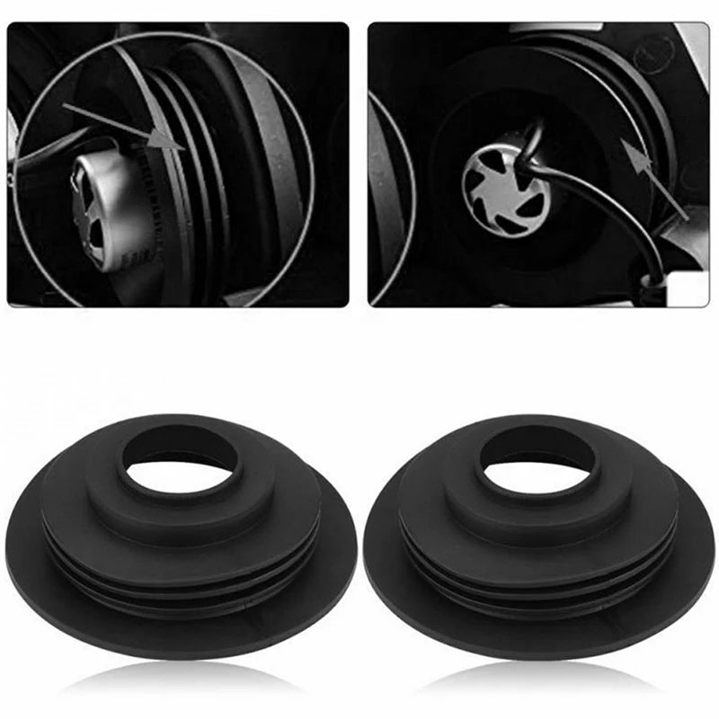 1pcs Rubber Dust Cover For Car Auto Headlight Universal LED Light Seal Cap Oasis Select