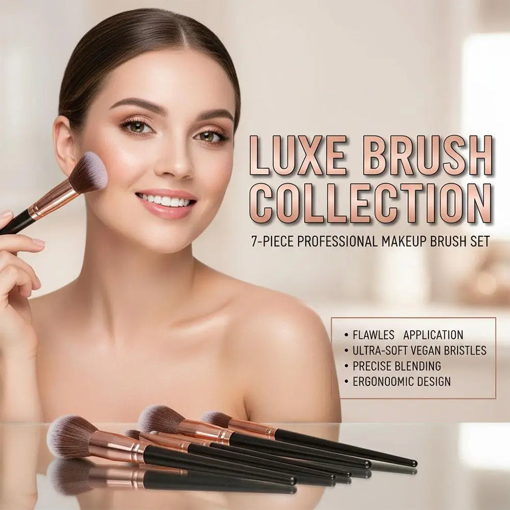 7PCs/Kit makeup brush custom Women Essential Foundation Makeup Brushes for Powder Concealers Eye Shadows Blush Make Up Brushes Oasis Select