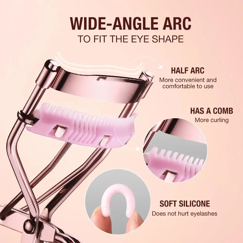 O.TWO.O Eyelash Curler with Comb – Natural Lash Lift Tool
