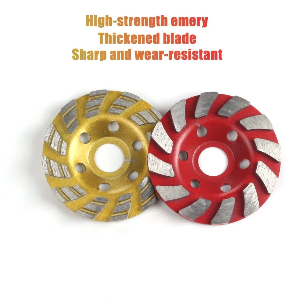 4" Turbo Diamond Grinding Cup Wheel – 12-Seg, 100mm Angle Grinder Diamond Grinding Wheel Oasis Select