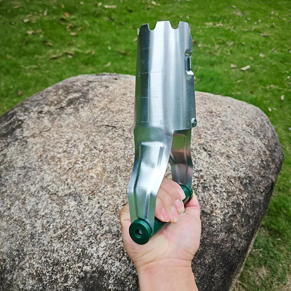 Handheld Seedling Transplanter Tube Hole Punch Digger Garden Tool