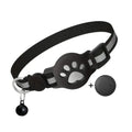 Cat Collar Compatible with Apple Airtag with Bell Adjustable Safety Buckle Reflective GPS Collar for Kittens Puppies Oasis Select 03