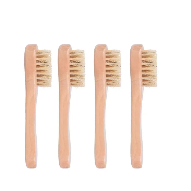 1/2/4/6pcs Dry Skin Body Massage Wood Brush Natural Bristle Dead Skin Remover Anti Cellulite Exfoliates Circulation Massage Tool Oasis Select 4pcs