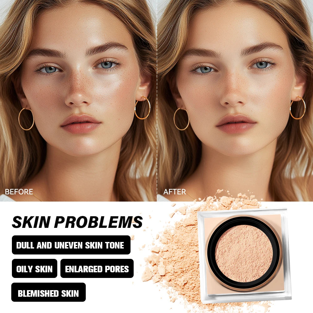 Lakerain Loose Setting Powder – Matte Oil Control, All Skin