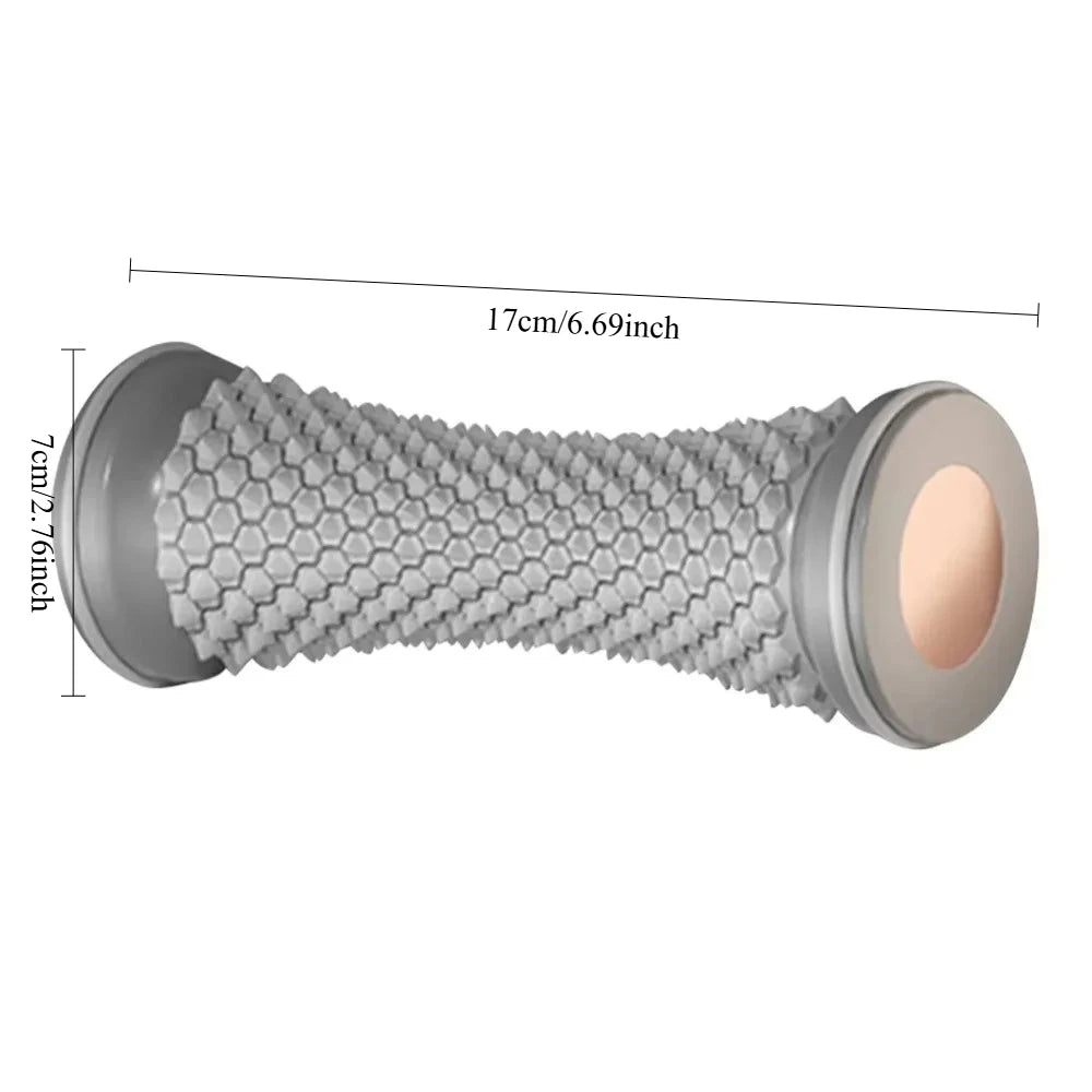 Foot Roller Massager Yoga Plantar Fascia Home Fitness Fingerpressure Board Deep Muscle Relaxation Massage Ergonomic Oasis Select Grey