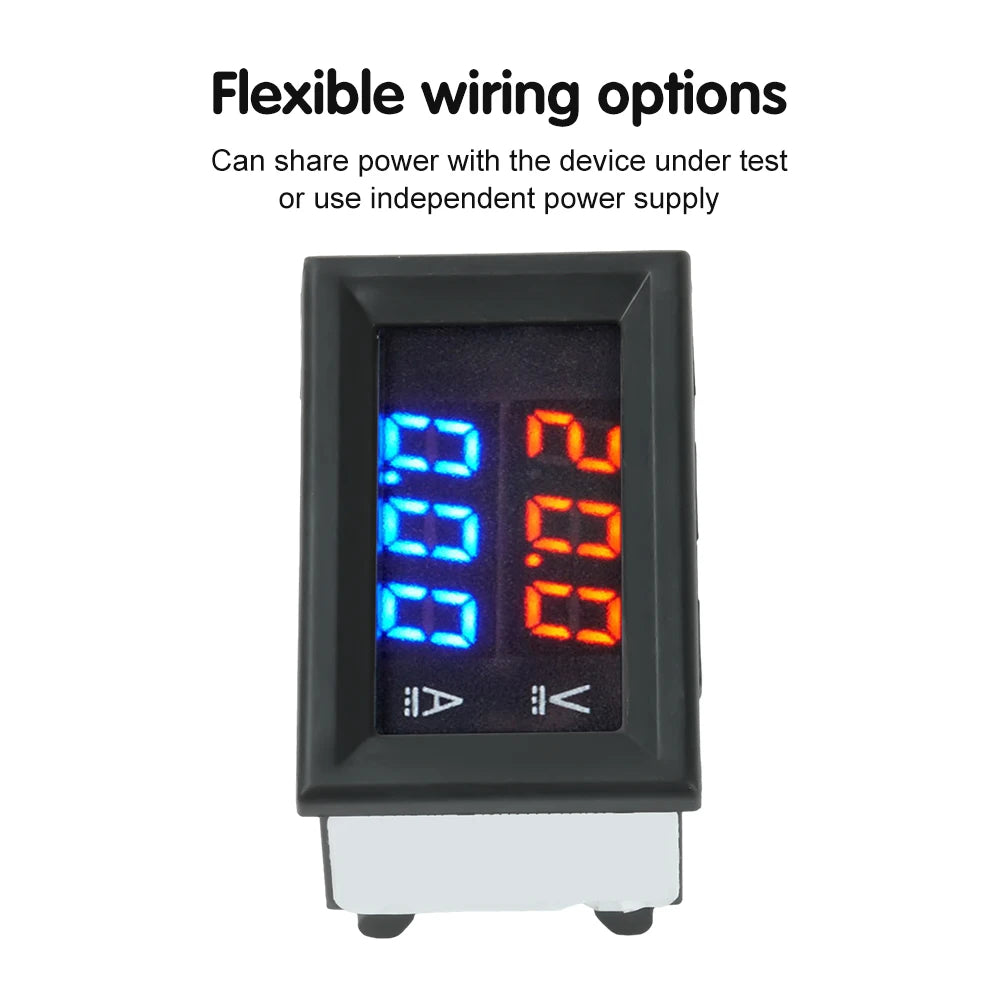 DC 0-300V 10A/50A/100A LED Digital Voltmeter Ammeter Car Motocycle Voltage Current Meter Volt Detector Tester Monitor H28UI5 Oasis Select