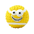 Funny Dog Toy Ball Creative Expression Pet Rubber Ball Interactive Molar Chew Toy Durable Fetch Play for Small Large Dogs Oasis Select A