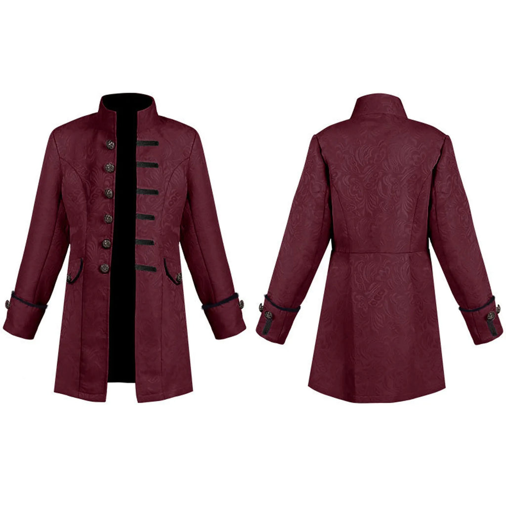 Boys Gothic Victorian Steampunk Tailcoat Cosplay Costume Jacket Boys Costume Jacket Oasis Select Wine 145