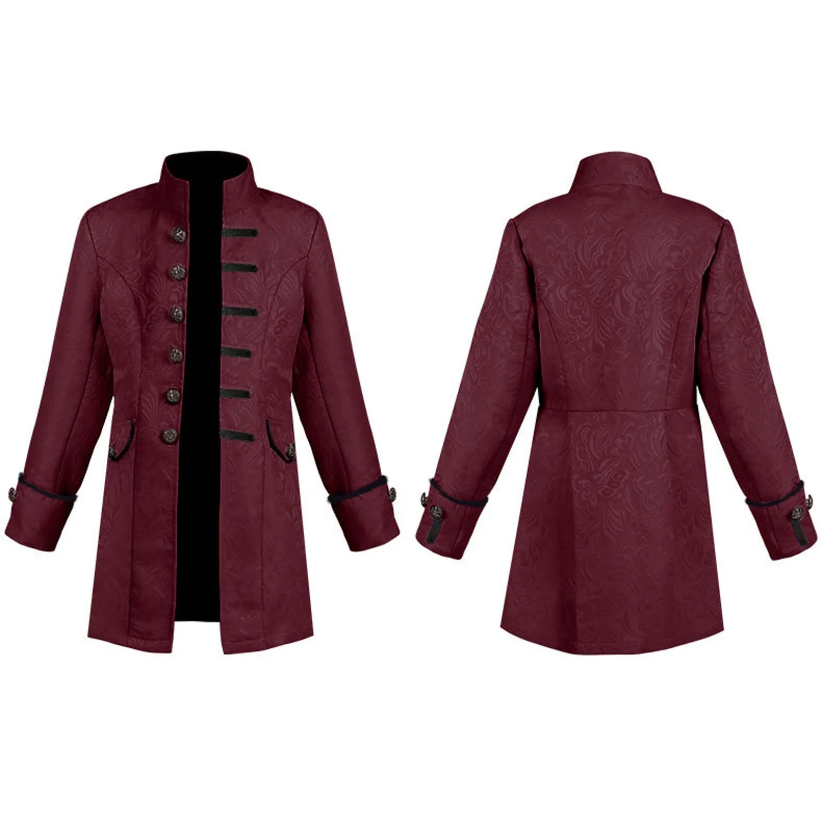 Boys Gothic Victorian Steampunk Tailcoat Cosplay Costume Jacket Boys Costume Jacket Oasis Select Wine 145