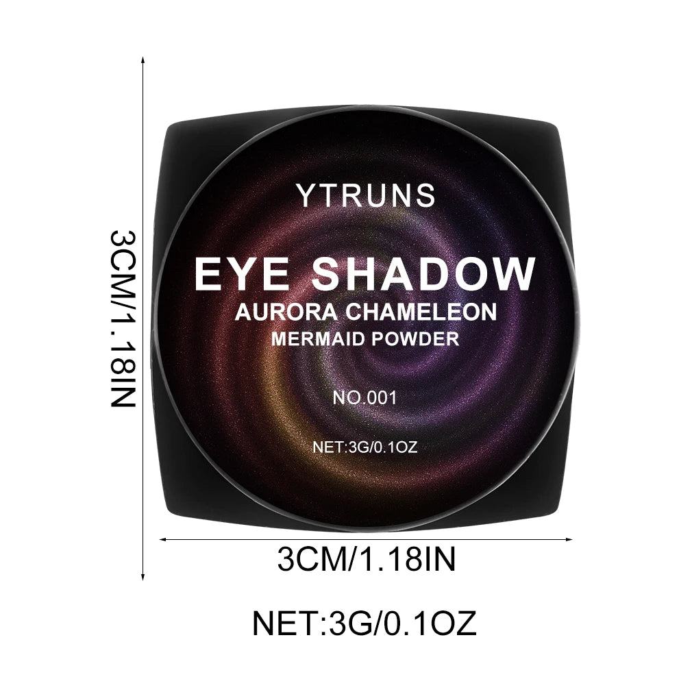 Chameleon Multichrome Eyeshadow – Color-Shifting Pressed Pigment