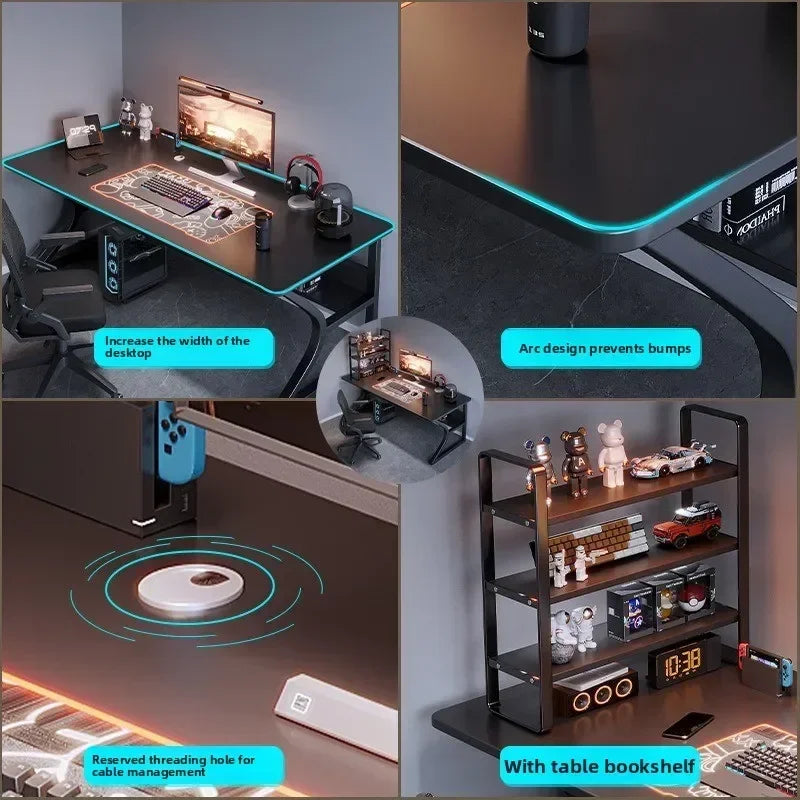 Multi-functional Household GoodsComputer Desk Desktop Simple E-sports Table And Chair Household Desk Student Writing Desk Oasis Select