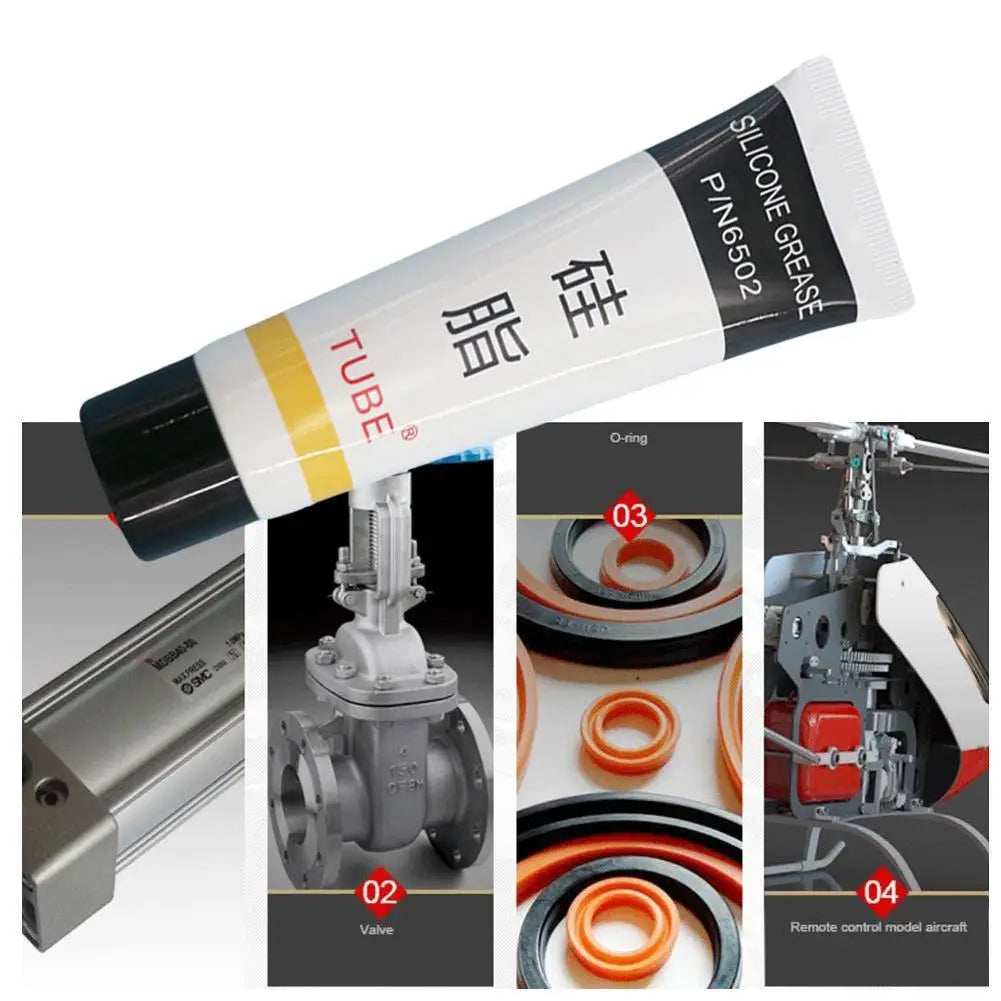 Food Grade Silicone Grease Waterproof O Seal Ring Lubricant for Coffee Machine Bathroom Equipment High Low Temperature Resistant Oasis Select