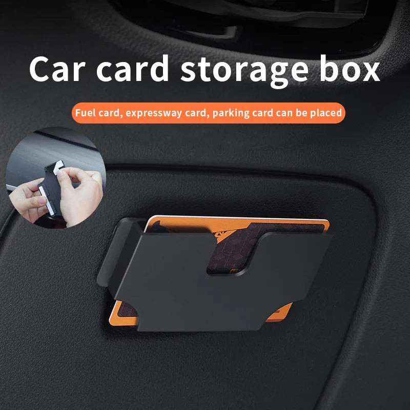 Car Card Holder – Self-Adhesive Dashboard Card Organizer