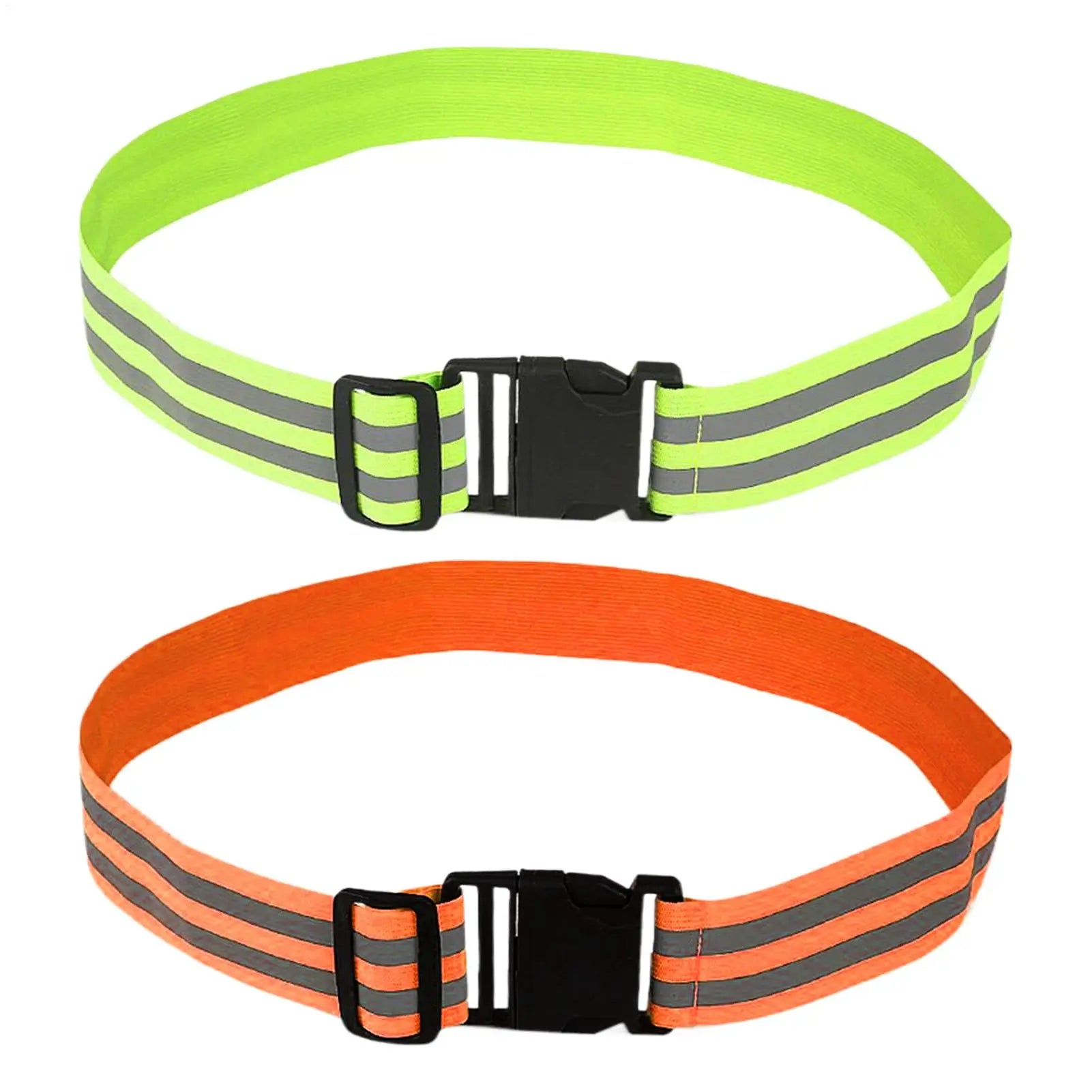 Elastic Reflective Belts fWaist Adjustable Elastic Safety Reflective Belt for Outdoor Running High Visible Night Safety Gear Oasis Select