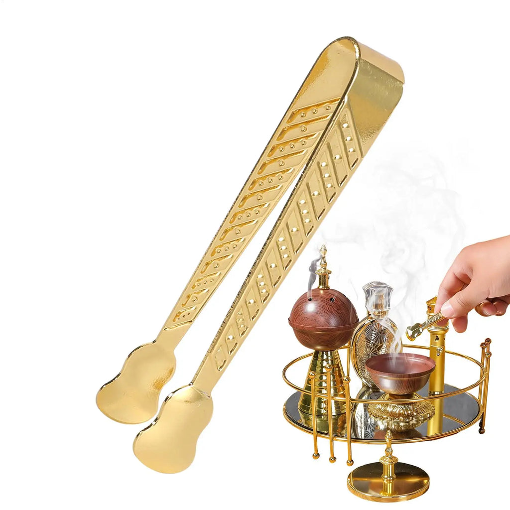 Aromatherapy Incense Tongs Long Handle Metal Small Clips Burner for Cones Fragrance Church Home Studio Spa Yoga Office Party Oasis Select