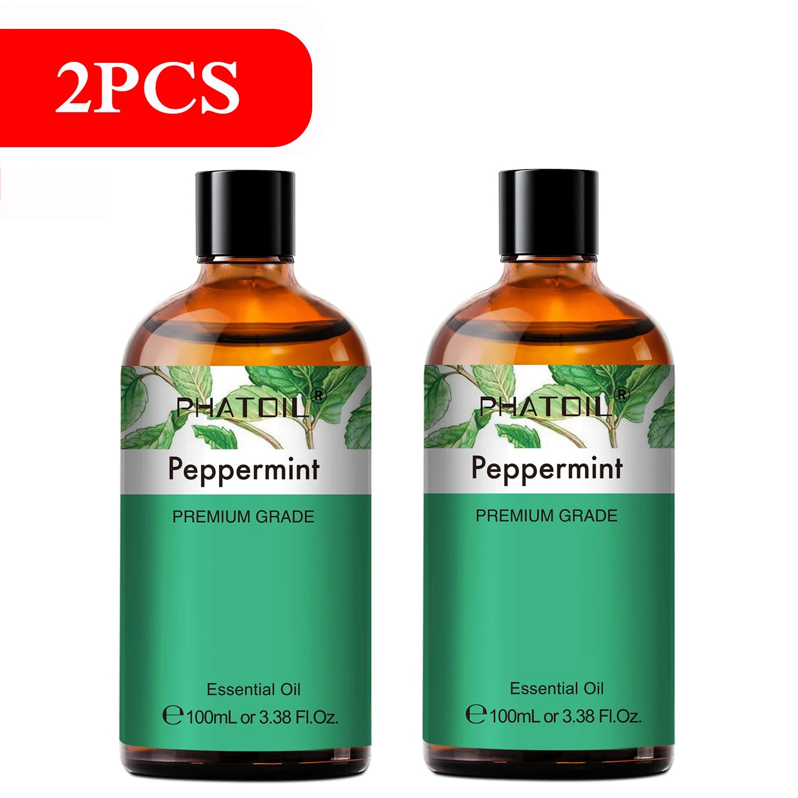 PHATOIL 100ml Pure Essential Oils – Lavender, Eucalyptus & More