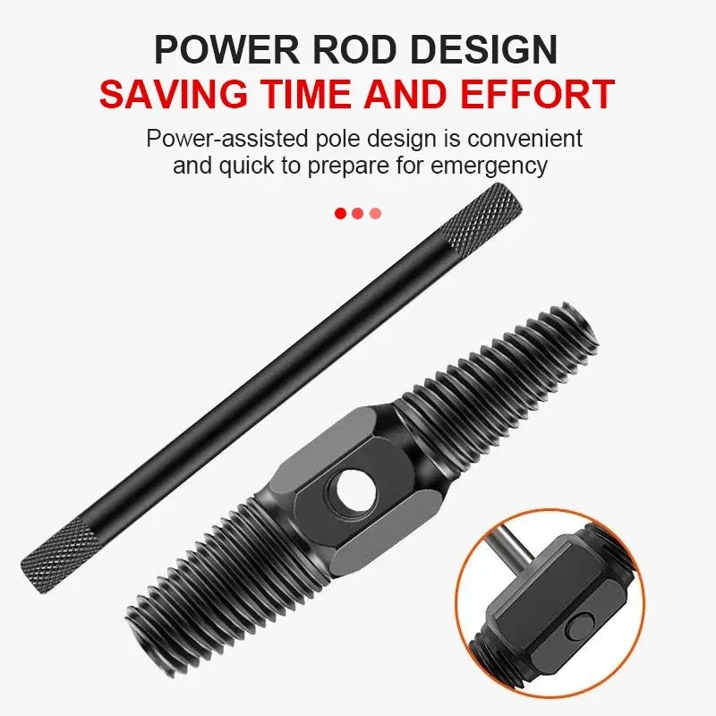 Zimir Double Head Screw Extractor Set – Broken Bolt Remover Screw Extractor Set Oasis Select
