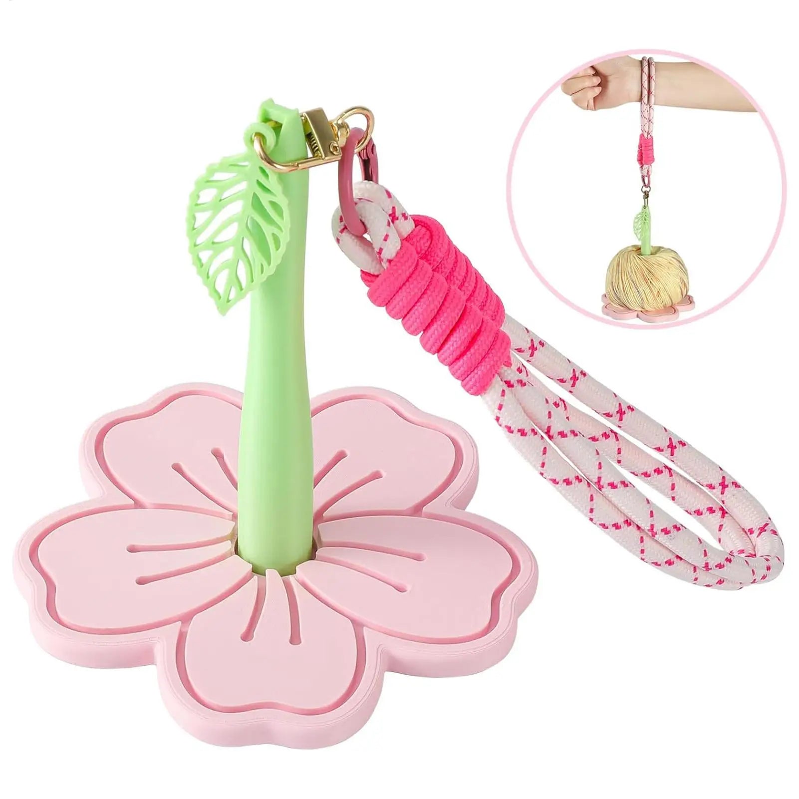 Portable Wrist Yarn Holder For Knitting Crochet Yarn Bowl Organizer Durable Yarn Ball Holder DIY Knitting Crochet Supplies Oasis Select