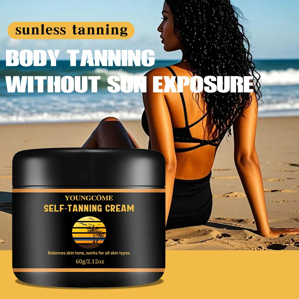 YOUNGCOME Self-Tanning Cream – Hyaluronic Acid & Vitamin E