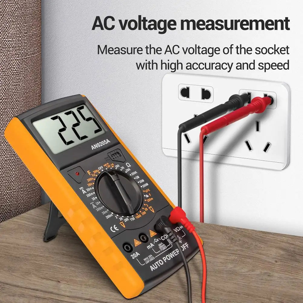 DT9205A Digital Multimeter – NCV, Auto Range, AC/DC Tester