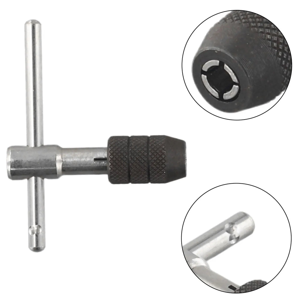Adjustable T Type Tap Wrench Hand Thread Tap Holder For M3-M6 M5-M8 M6-M12 Mechanical Workshop Tools Hand Tool Oasis Select
