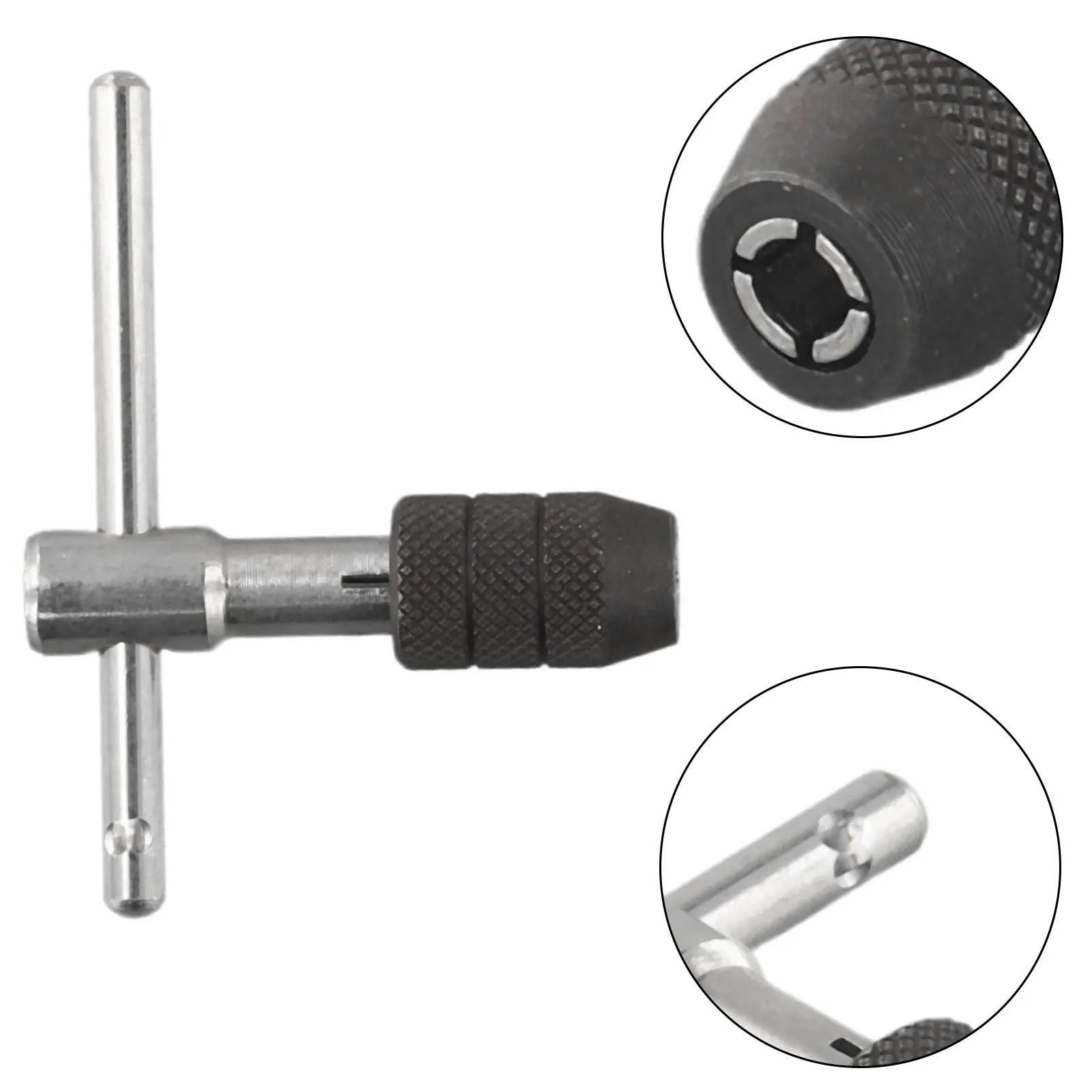 Adjustable T Type Tap Wrench Hand Thread Tap Holder For M3-M6 M5-M8 M6-M12 Mechanical Workshop Tools Hand Tool Oasis Select