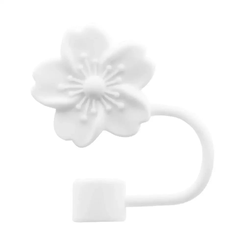 Flower Shape Straw Cover Compatible Stanley 30& Tumbler Soft Silicone