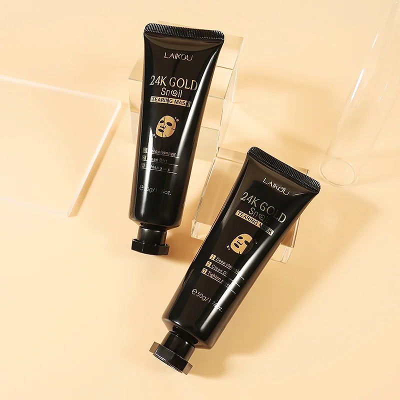 LAIKOU 24K Gold Sakura Peel-Off Mask – Anti-Wrinkle & Blackhead Peel-Off Face Mask Oasis Select
