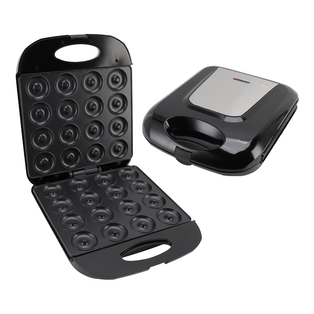 Mini Donut Maker Machine 16 Hole Non Stick Doughnut Machine 1400W Smart Temperature Control Easy To Clean Efficient for Home Oasis Select US